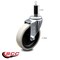 Service Caster 4 Inch Thermoplastic Rubber Wheel 1 Inch Expanding Stem Caster SCC SCC-EX05S410-TPRS-1 - alternate 3